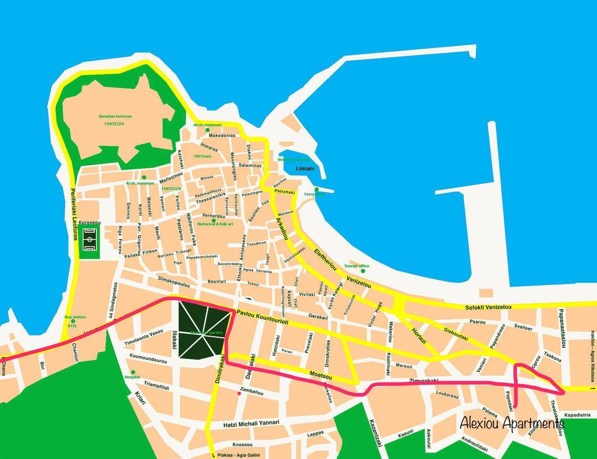 Rethymno Blue Apartments Buitenkant foto